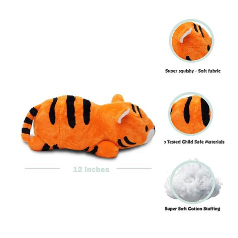 Cute Squishy Plushie Tiger Stuffed Toy In 2024 Hugs And Cuddles