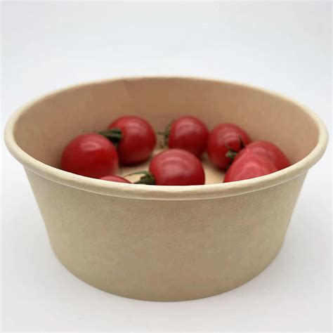 6oz Disposable Kraft Paper Soup Cup With Paper Lid Compostable China