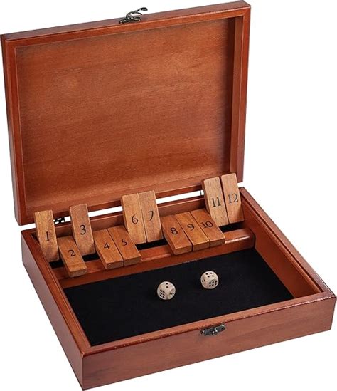 Amazon WE Games Shut The Box Game With 12 Numbers In An Old World