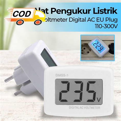 Jual Voltmeter Pengukur Listrik Digital Mengukur Tegangan Listrik Ac