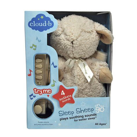 Cloud b Sleep Sheep On The Go Travel Sized Sound Machine - Happy Little ...