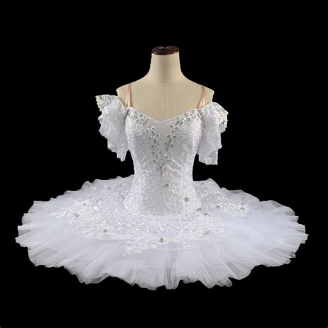 Swan Lake Ballet Tutu Girl Edelweiss Professional Tutu White Sleeping