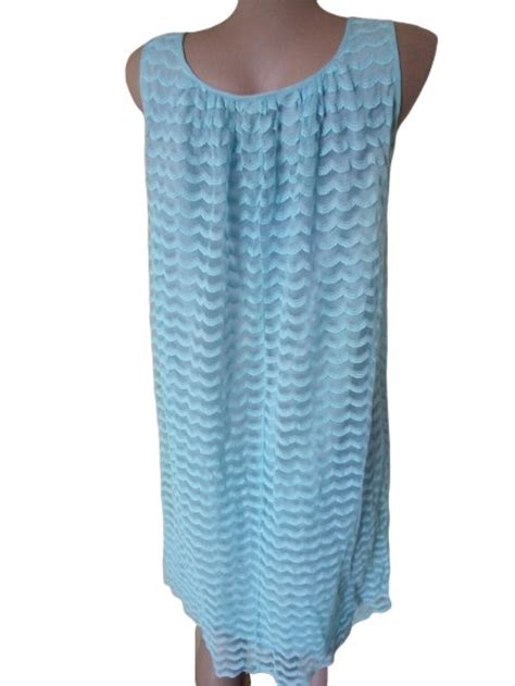 Blue Babydoll Nightgown Lace Lingerie Nightie Etsy