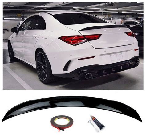 SPOILER NA KLAPĘ MERCEDES CLA C118 GLOSSY BLACK