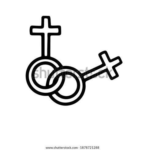 Lesbian Symbol Female Sex Symbols Isolated Stock Vector Royalty Free Shutterstock