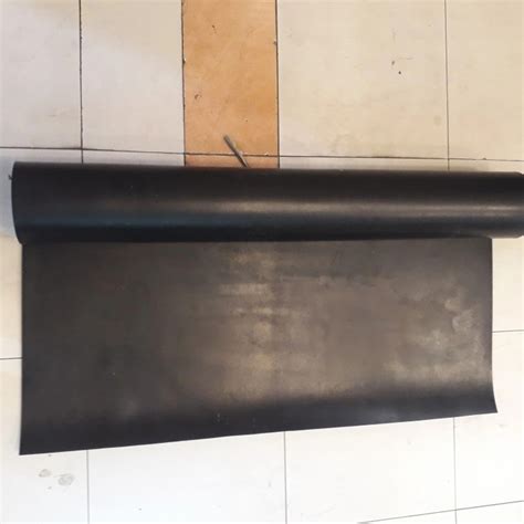 Jual Packing Karet Rubber Sheet Karet Lembaran Hitam 5 Mm X 1 Meter