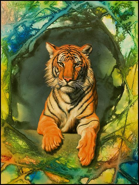 Tiger Painting Abstract