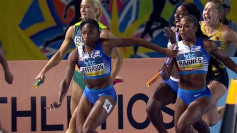 Team USA Dominates Women S 4x100m In Bahamas NBC Olympics