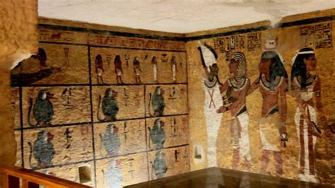 Inside replica Tutankhamun tomb near Valley of the Kings - BBC News