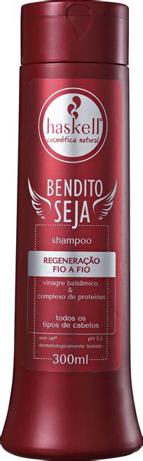 Shampoo Haskell Bendito Seja 300ml Beleza Na Web