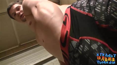 American Straighty Jerking His Hard Dick Until Cum Blasts Gay In English Porn By Straight Naked