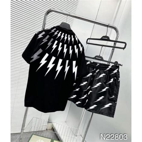 Bộ Đồ Nam Nữ Hình Tia Sét Kiểu Cách Mới Cực Phong Cách Bộ Đồ Thể Thao Nam Nữ Hot Hit Sét Đồ