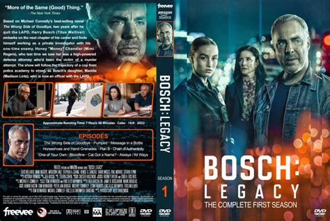 Bosch Legacy Season 1 R1 Custom DVD Cover Label DVDcover