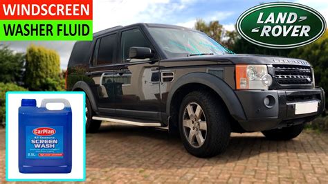 How To Fill Windscreen Wiper Fluid On Land Rover Discovery Land Rover