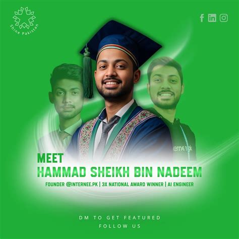 featured  shine pakistan hammad sheikh bin nadeem