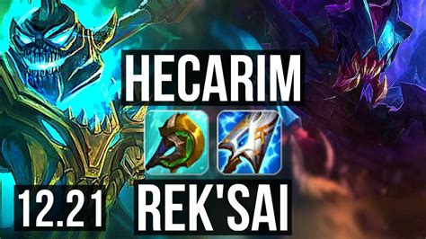 Heca Vs Rek Sai Jng M Mastery Legendary Games Kr