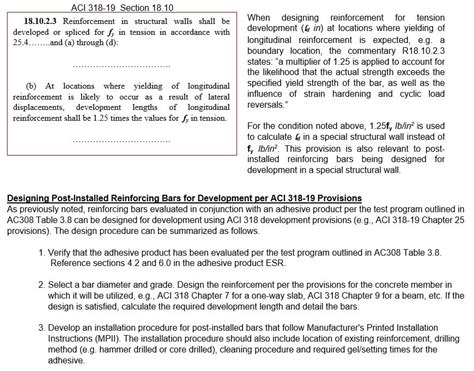 Structural Joint Design Using Aci Provisions For Post I