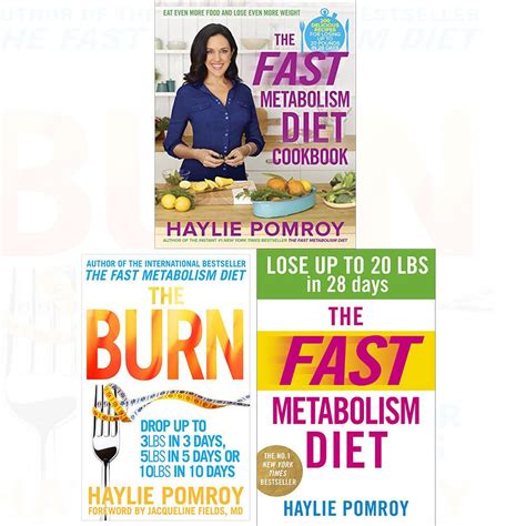 Fast Metabolism Diet Cookbook And Burn 3 Books Collection Set Haylie