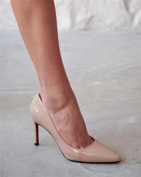 SİTY 8 CM NUDE RUGAN STİLETTO