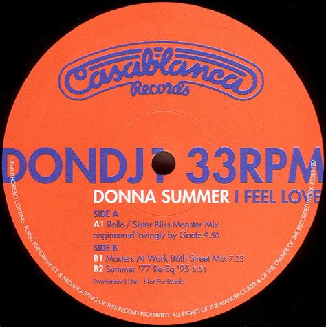 Donna Summer - I Feel Love (1995, Vinyl) | Discogs