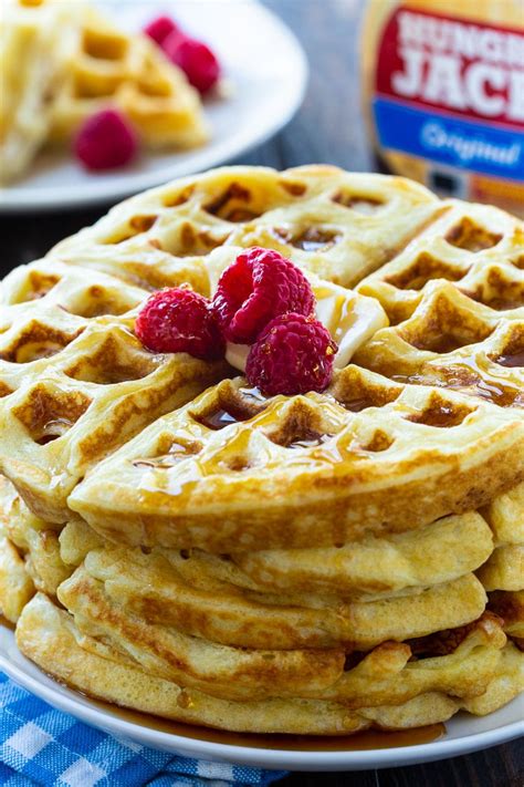 Overnight Yeast Waffles - Spicy Southern Kitchen