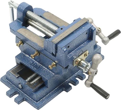 4 Inch Cross Slide Drill Press Vise Heavy Duty Benchtop Compound Cross