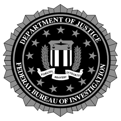 FBI Logo Black and White – Brands Logos