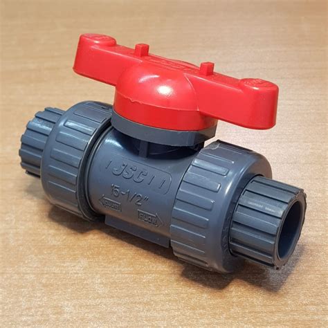 Jual Ball Valve Stop Kran Double Union Watermur Socket Polos Inch