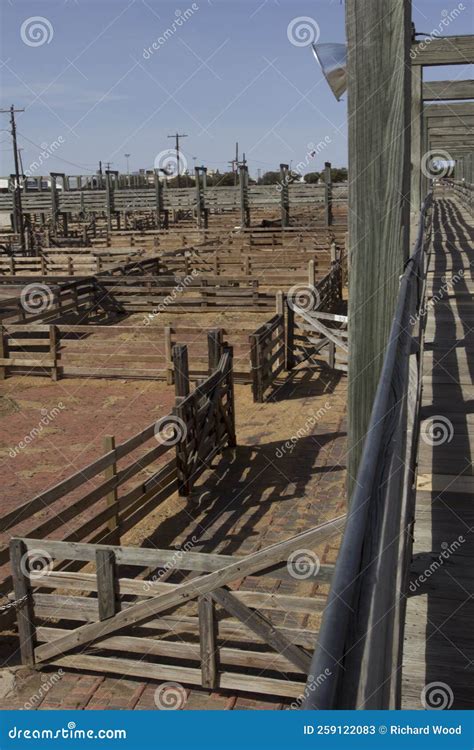 View of the Fort Worth Stockyards, Fort Worth, Texas Stock Image ...