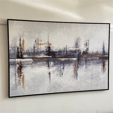 Abstrato Skyline Em Canvas Luiza Raposo Decor