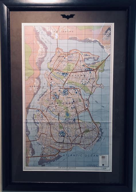 The map of Gotham from the Nolan Trilogy. : r/Maps