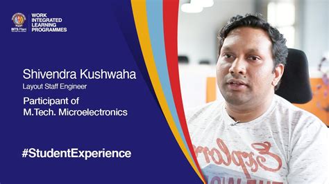 Student Speak Shivendra Kushwaha Mtech Microelectronics For