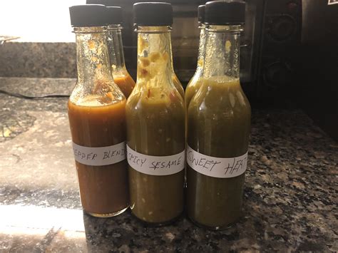 Newest Batch Of Homemade Fermented Hot Sauces R Hotsauce