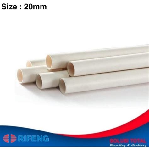 Jual Pipa Listrik PVC Conduit 20 Mm Rifo Putih Shopee Indonesia