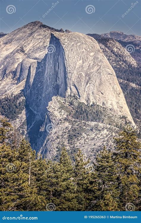 Half Dome, View from Glacier Point, Yosemite National Park Stock Image ...