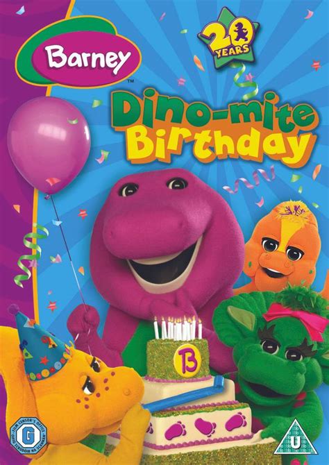 Barney - Dino-Mite Birthday DVD - Zavvi UK