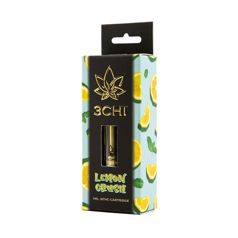 3chi Delta 8 Vape Cartridge Lemon Crush Lord Vaper Pens