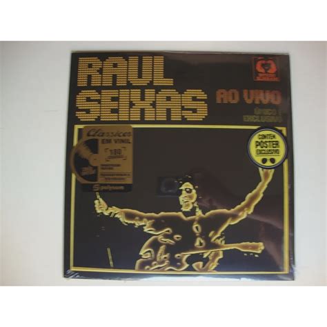 Lp Vinil Raul Seixas Ao Vivo Único e Exclusivo Lacrado 180