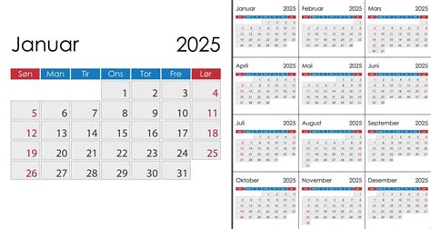 calendar   norwegian language week start  sunday