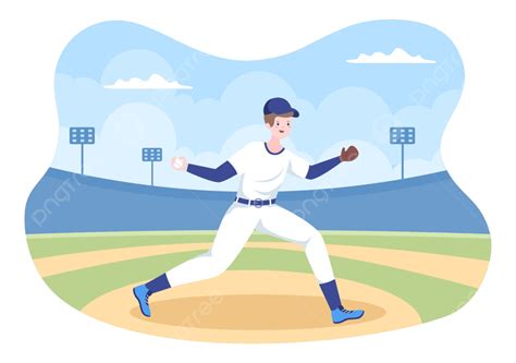 Baseball Player Sports Throwing Catcher Background Helmet Png And