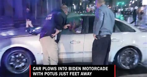 Car plows into Biden motorcade with POTUS just feet away - Lynnwood Times