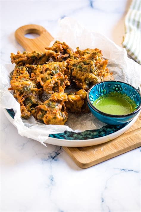 CRISPY Mixed Vegetable Pakora Indian Fritters I Knead To Eat