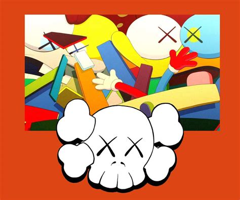 Download Limited Edition Kaws X Spongebob Collaboration Artwork