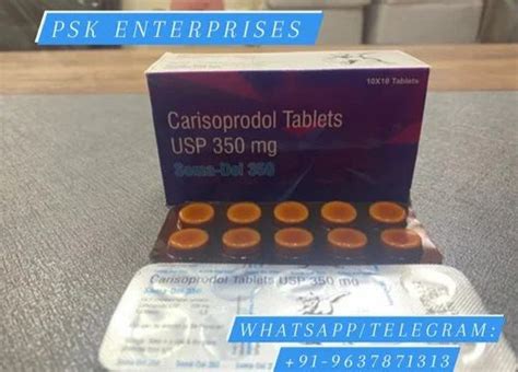 Carisoprodol Soma 350 Mg 10 Tablets Per Strip At Rs 65 Strip In Nagpur