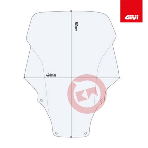 Set Givi Cran Haut Transparent D St Pour Honda Forza