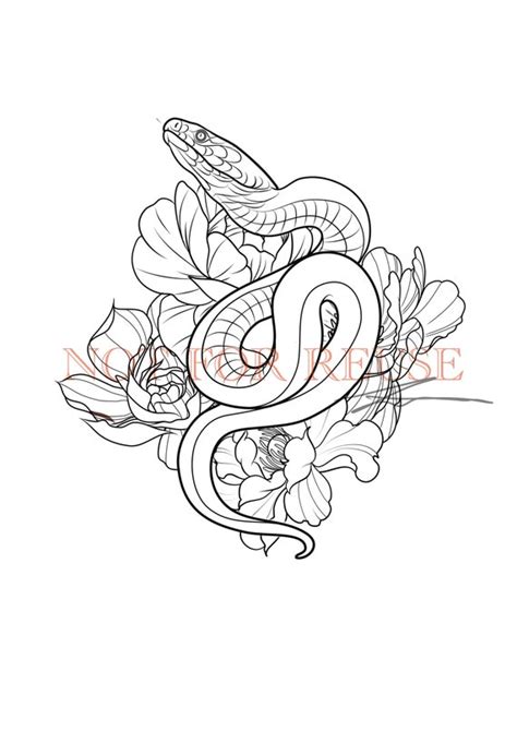 Printable Outline Tattoo Stencil Designs