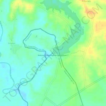 Maguindanao del Sur topographic map, elevation, terrain