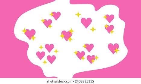 Sparkling Heart Emoji Isolated Emoticons Symbol Stock Vector (Royalty ...