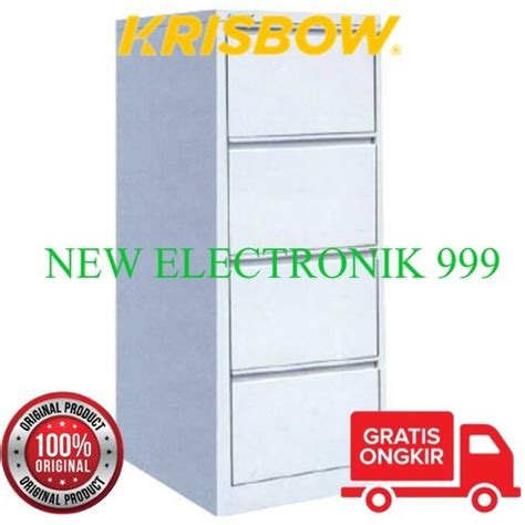 Jual KRISBOW FILE CABINET 4 DRAWER BEIGE KW1701053 Jakarta Barat