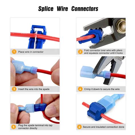 Pcs Pairs Quick Splice Wire Connectors Awg T Tap Self